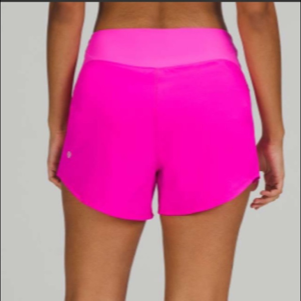 Lululemon Essential Running HR Short 4” Pow Pink - Picture 4 of 6